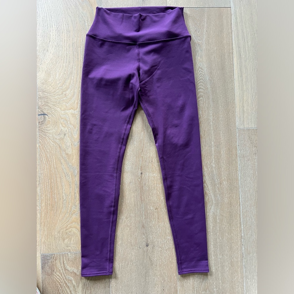 Alo Yoga Dark Plum High-Waist Airbrush Legging - Picture 2 of 5